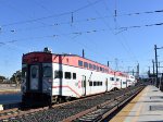 Caltrain Bombardier Set at SJC awaiting departure for Gilroy